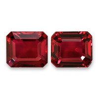 3.03 Ct.Tw.Total Carat Weight Ruby Pair from Mozambique Video