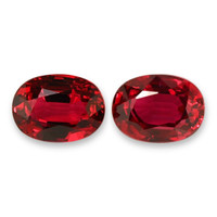 4.15 Ct.Tw.Total Carat Weight Ruby Pair from Mozambique Video