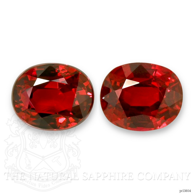 4.48 Ct.Tw. Ruby Pair from Mozambique