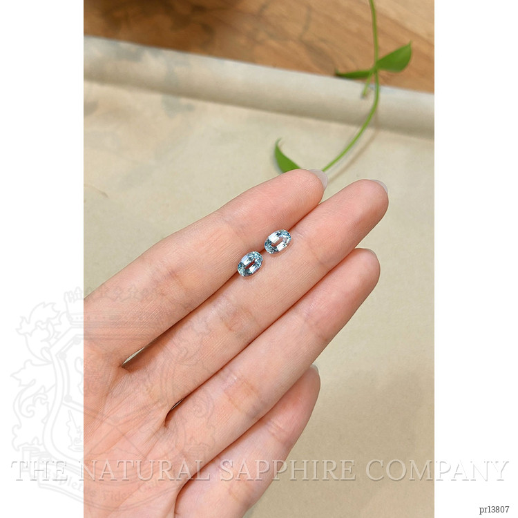1.48 Ct.Tw. Blue Aquamarine Pair from Brazil