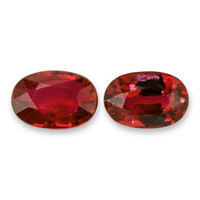 4.42 Ct.Tw.Total Carat Weight Ruby Pair from Mozambique Video