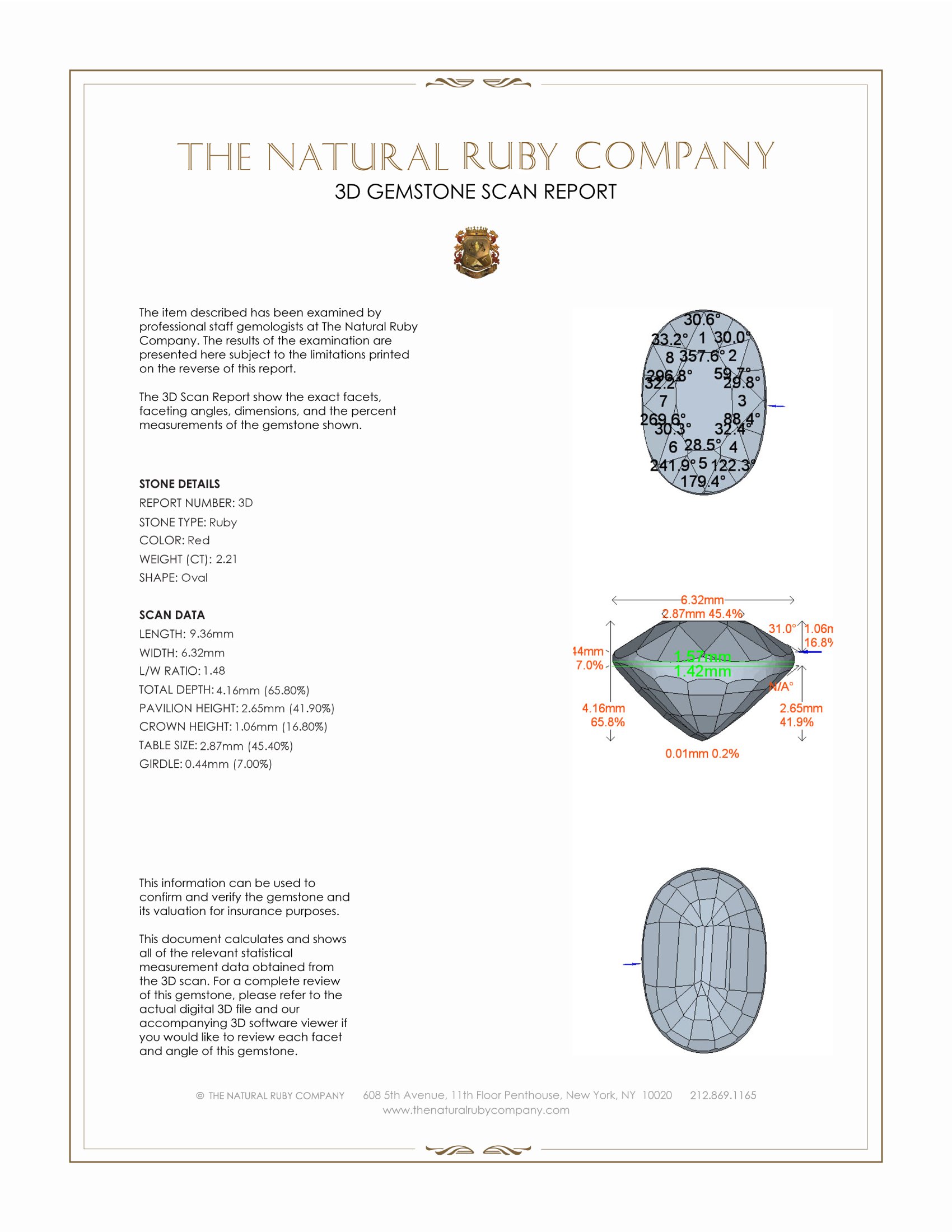 4.42 Ct.Tw. Ruby Pair from Mozambique