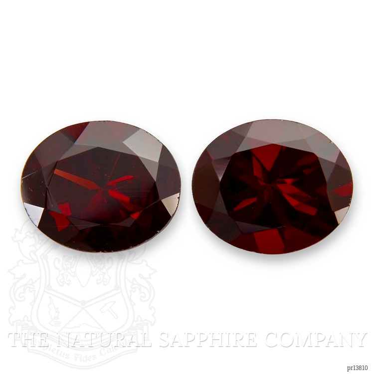 9.16 Ct.Tw. Orangish Red Garnet Pair from Tanzania