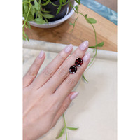9.16 Ct.Tw.Total Carat Weight Orangish Red Garnet Pair from Tanzania Life Style