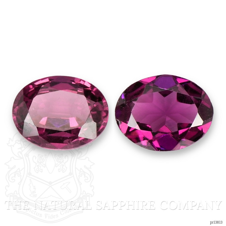 3.92 Ct.Tw. Purplish Pink Rhodolite Garnet Pair from Tanzania