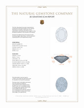 3.92&nbsp;Ct.Tw.Total Carat Weight Purplish Pink Rhodolite Garnet Pair from Tanzania 3 D Scan Report