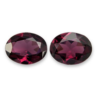 3.56&nbsp;Ct.Tw.Total Carat Weight Pinkish Purple Rhodolite Garnet Pair from Tanzania Video