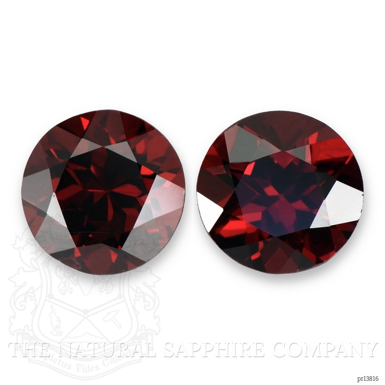8.21 Ct.Tw. Red Garnet Pair from Tanzania