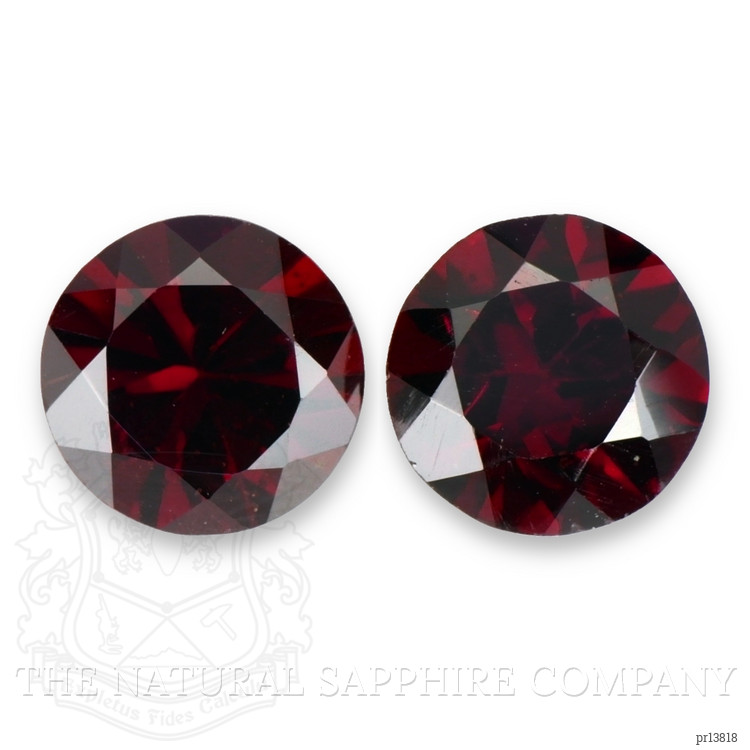 5.96 Ct.Tw. Red Garnet Pair from Tanzania