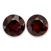 5.40 Ct.Tw.Total Carat Weight Red Garnet Pair from Tanzania Video
