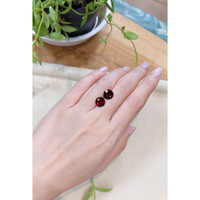 5.40&nbsp;Ct.Tw.Total Carat Weight Red Garnet Pair from Tanzania Life Style