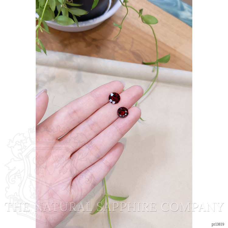 5.40 Ct.Tw. Red Garnet Pair from Tanzania