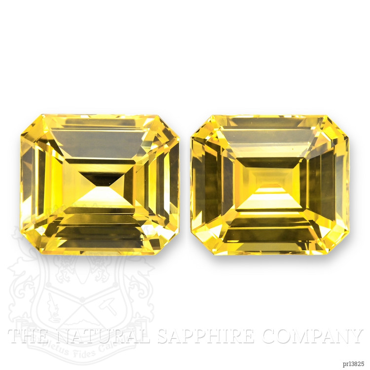 6.12 Ct.Tw. Yellow Sapphire Pair from Ceylon (Sri Lanka)