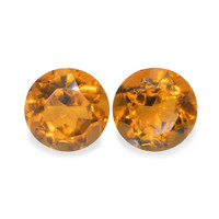 0.91 Ct.Tw. Round Madeira Citrine Pair