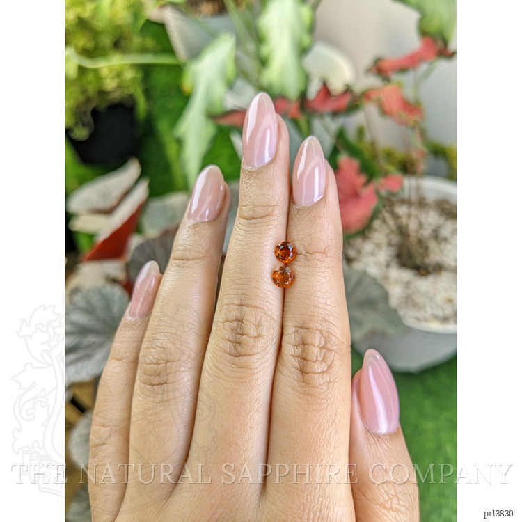 0.87 Ct.Tw. Madeira Citrine Pair from Brazil