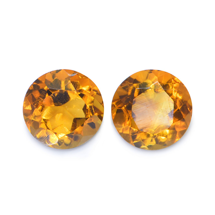 0.96 Ct.Tw. Madeira Citrine Pair from Brazil