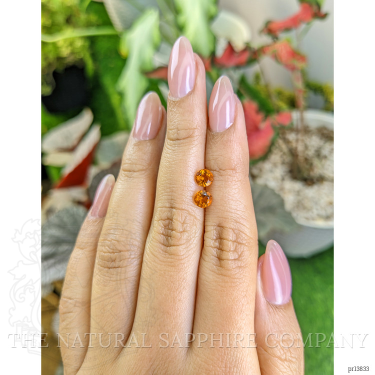 0.95 Ct.Tw. Madeira Citrine Pair from Brazil