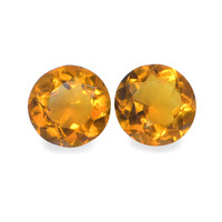 0.78 Ct.Tw. Round Madeira Citrine Pair