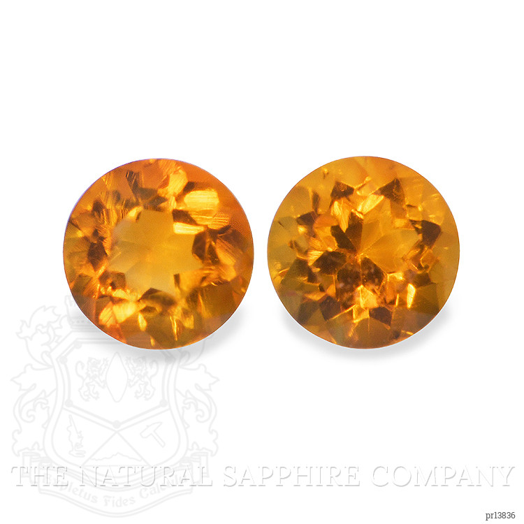 1.03 Ct.Tw. Madeira Citrine Pair from Brazil