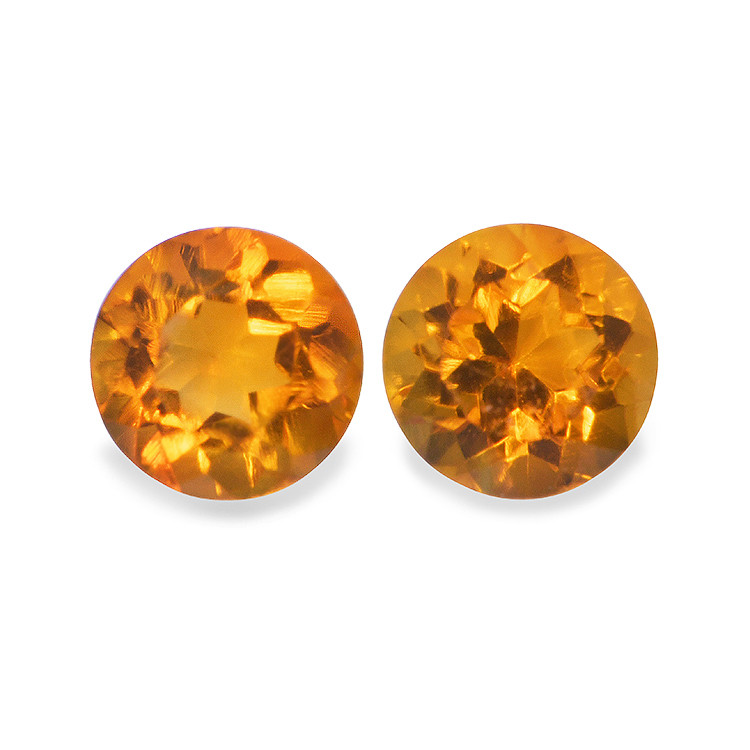 1.03 Ct.Tw. Madeira Citrine Pair from Brazil