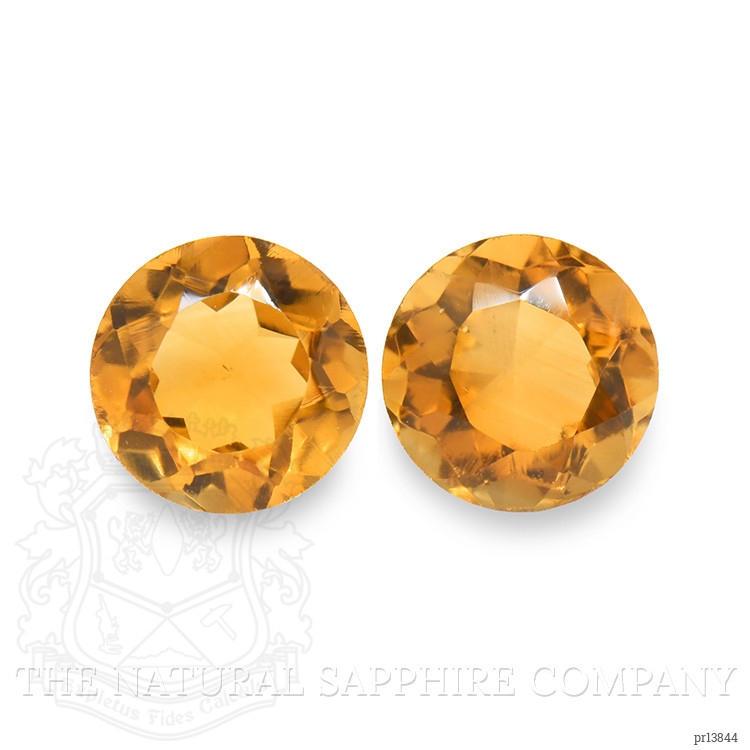 0.91 Ct.Tw. Madeira Citrine Pair from Brazil