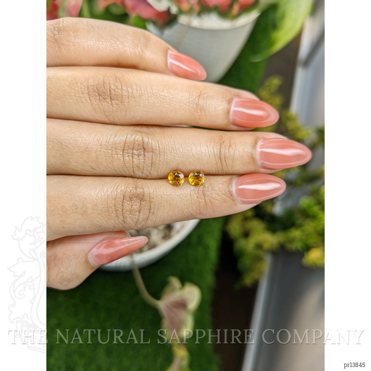 0.86 Ct.Tw. Yellow Madeira Citrine Pair from Brazil