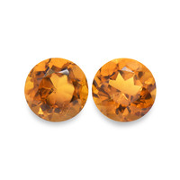 0.94 Ct.Tw. Round Madeira Citrine Pair