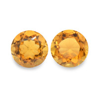 0.97 Ct.Tw.Total Carat Weight Madeira Citrine Pair from Brazil Image