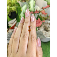 0.89&nbsp;Ct.Tw.Total Carat Weight Madeira Citrine Pair from Brazil Life Style