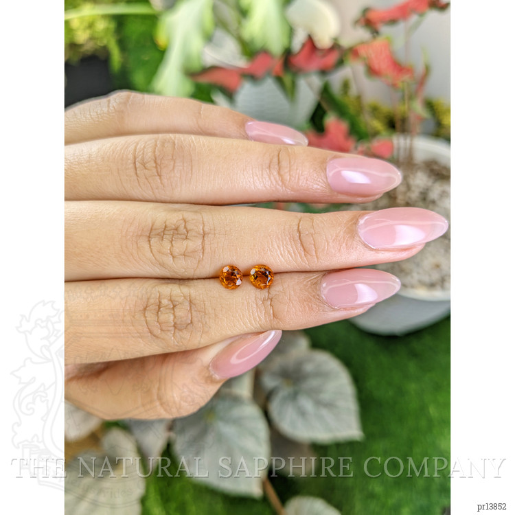 0.95 Ct.Tw. Madeira Citrine Pair from Brazil