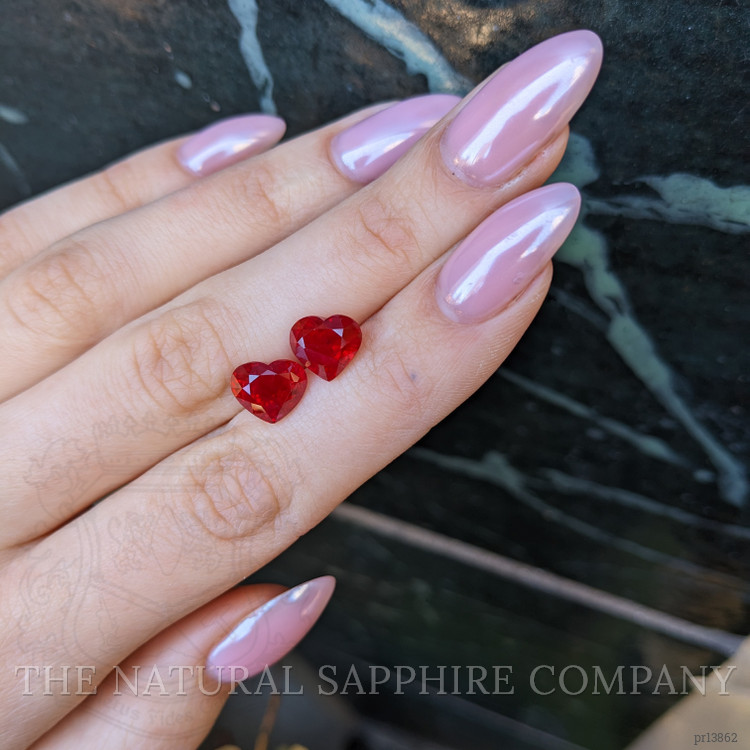 8.08 Ct.Tw. Ruby Pair from Burma (Myanmar)