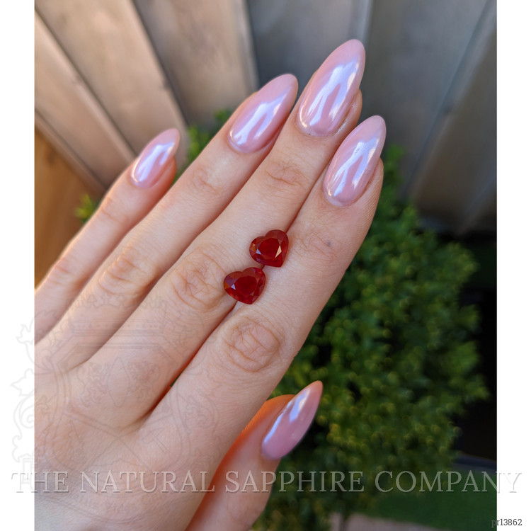 8.08 Ct.Tw. Ruby Pair from Burma (Myanmar)
