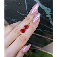 8.08&nbsp;Ct.Tw.Total Carat Weight Ruby Pair from Burma (Myanmar) Life Style