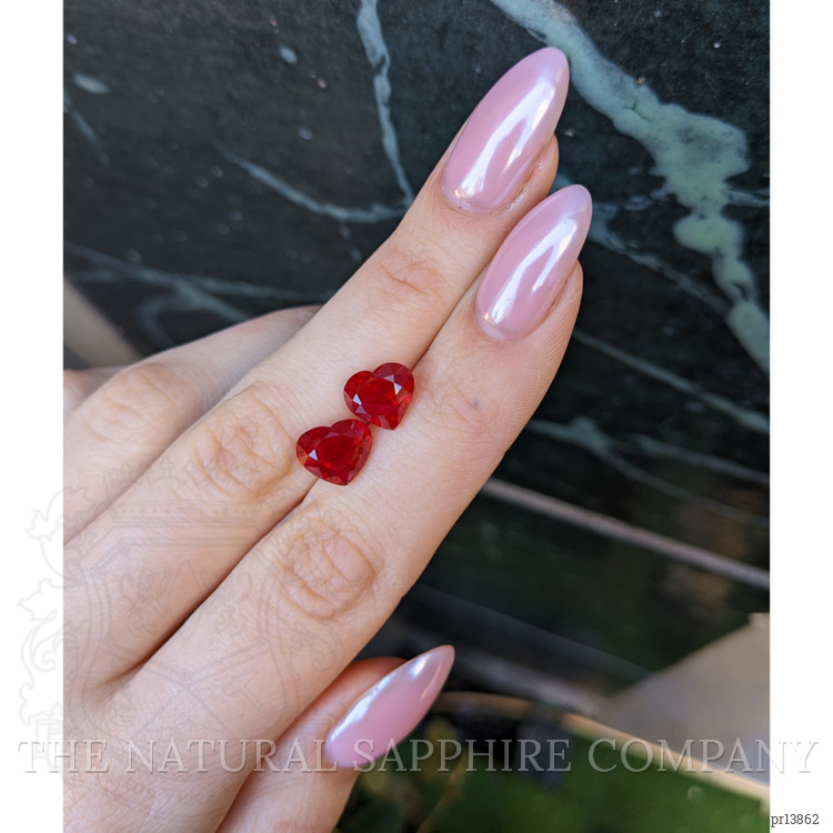 8.08 Ct.Tw. Ruby Pair from Burma (Myanmar)