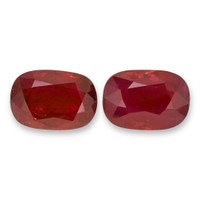 4.80&nbsp;Ct.Tw.Total Carat Weight Ruby Pair from Burma (Myanmar) Video