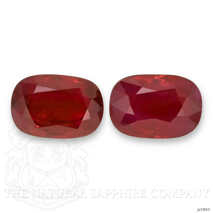 4.80 Ct.Tw. Ruby Pair from Burma (Myanmar)