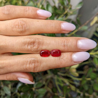 4.80&nbsp;Ct.Tw.Total Carat Weight Ruby Pair from Burma (Myanmar) Life Style