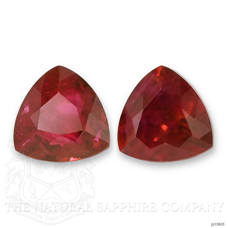 3.38 Ct.Tw. Ruby Pair from Burma (Myanmar)