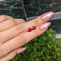 3.38&nbsp;Ct.Tw.Total Carat Weight Ruby Pair from Burma (Myanmar) Life Style