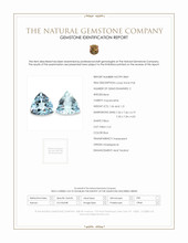 2.27 Ct.Tw.Total Carat Weight Blue Aquamarine Pair from Madagascar Scan Report