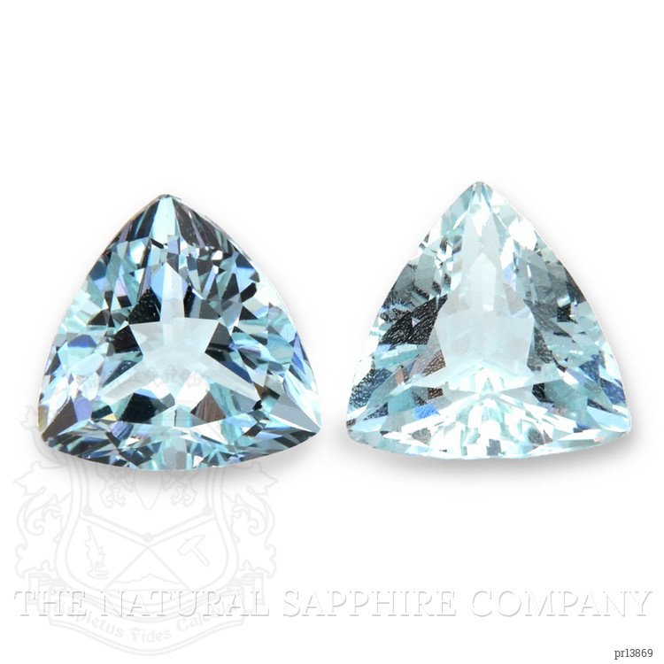 2.27 Ct.Tw. Blue Aquamarine Pair from Madagascar