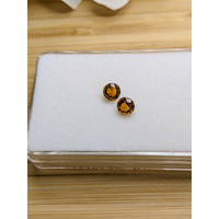 0.92&nbsp;Ct.Tw.Total Carat Weight Brownish Orange Madeira Citrine Pair from Brazil Life Style