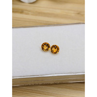 0.97&nbsp;Ct.Tw.Total Carat Weight Orangish Yellow Madeira Citrine Pair from Brazil Life Style