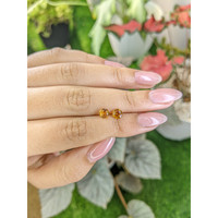 0.81&nbsp;Ct.Tw.Total Carat Weight Orangish Yellow Madeira Citrine Pair from Brazil Life Style
