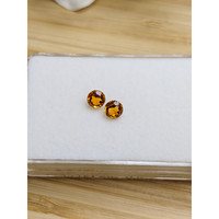 0.92&nbsp;Ct.Tw.Total Carat Weight Yellowish Orange Madeira Citrine Pair from Brazil Life Style