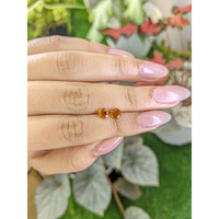 0.91&nbsp;Ct.Tw.Total Carat Weight Yellowish Orange Madeira Citrine Pair from Brazil Life Style