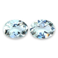 2.00&nbsp;Ct.Tw.Total Carat Weight Blue Aquamarine Pair from Madagascar Video