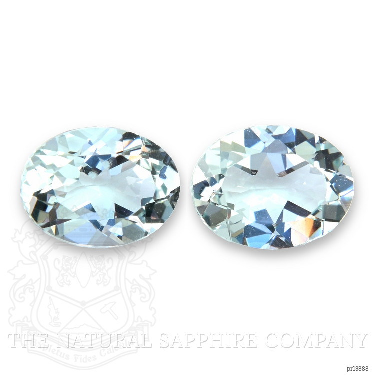 2.00 Ct.Tw. Blue Aquamarine Pair from Madagascar