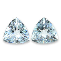 2.44&nbsp;Ct.Tw.Total Carat Weight Blue Aquamarine Pair from Madagascar Video