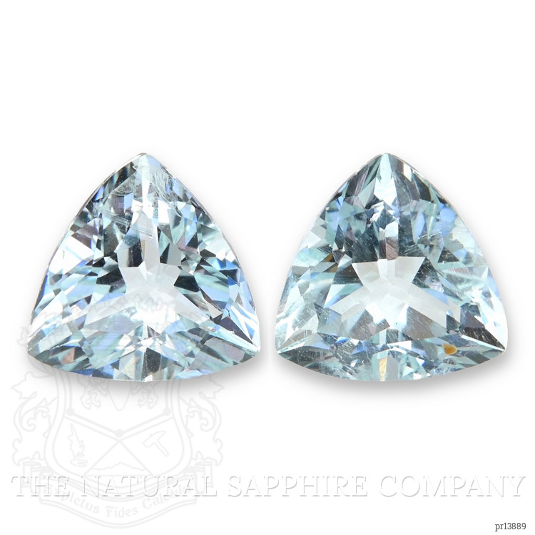 2.44 Ct.Tw. Blue Aquamarine Pair from Madagascar